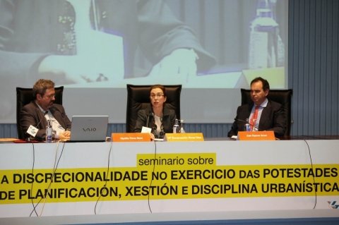 Mar&iacute;a Encarnaci&oacute;n Rivas D&iacute;az, Secretaria Xeral de Ordenaci&oacute;n do Territorio e Urbanismo. - Seminario sobre a discrecionalidade no exercicio das potestades de planificación, xestión e disciplina urbanística